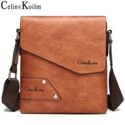 Sac messager en cuir Koilm pour hommes sacs à bandoulière initiés affaires décontractées