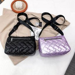 Sac à main en Nylon pour femmes sacs à bandoulière en treillis de diamant sacs à bandoulière en