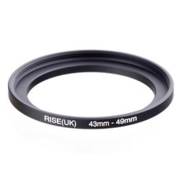 RISE(UK)-Adaptateur de bague de filtre 43 à 49mm
