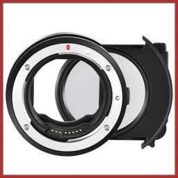 EF-EOS R Auto Focus Filtre Dstress- in Adaptateur de montage Poignées amovibles intégrées Filtre CPL