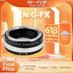 Zhongyi Mitakon N/Adaptateur G-FX réduction de la mise au point bague d'adaptation d'augmentation de