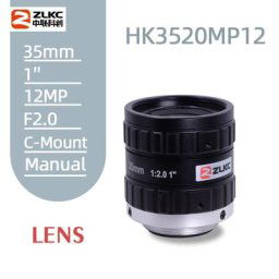 FA LENS-Objectif de vision industrielle à distance focale fixe monture C caméra industrielle iris