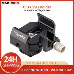 MAGICRIG-Support universel pour carte SSD Samsung T5/T7 avec sabot froid pour BMPCC 4K / 6K / 6K