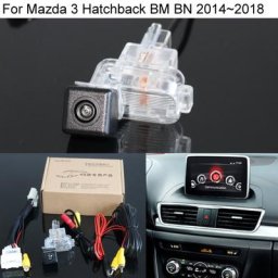Jeux de caméras de vue arrière pour voitures pour Mazda 3 pour hayon BM BN 2014 2015 2016 2017