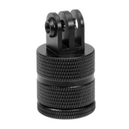 Support de caméra en aluminium compatible avec Go Pro adaptateur de montage rotatif à 1/4 degrés