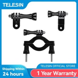 TELESIN-Tige de dégager réglable pour guidon de moto support de poteau de vélo bras réglable à 3