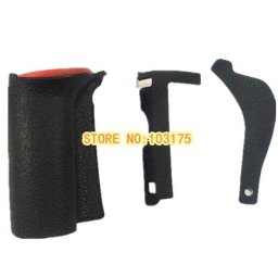 Ensemble de 3 pièces en caoutchouc avec couvercle de carte CF pour Nikon D750 + ruban adhésif