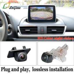Caméra de recul pour Mazda 3 berline URA back Mazda3 Axela BM Bouches 2014 à 2018 document HD