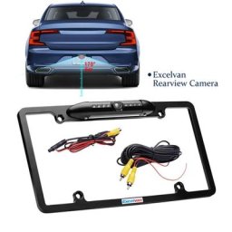 Caméra de recul universelle pour voiture avec vision nocturne aide au stationnement cadre de