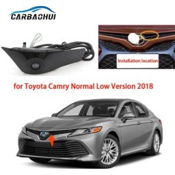 Caméra CCD HD avec Vision Nocturne Positive et Étanche pour Toyota Camry XV70 2017 2018 2019 2020