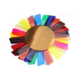 Accessoires de photographie et d'appareil photo 20 pièces filtres à Gels de couleur ensemble de