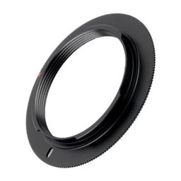 Adaptateur de vis en alliage d'aluminium Y4QF m42 x 1mm pour eosM EF-M série caméra sans miroir