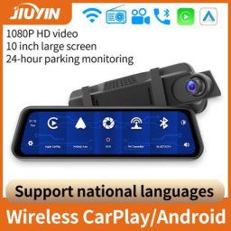Caméra de tableau de bord pour enregistreur de voiture CarPlay Android Auto HD caméra de recul