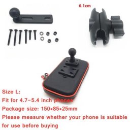 Couvercle de réservoir d'embrayage de frein en aluminium pour moto support de téléphone portable