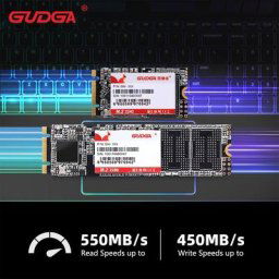 GUDGA SSD M2 Sata 2280 2242 128 Go 64 Go M.2 NGFF Disque SSD interne Disque dur HDD pour ordinateur