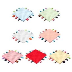 Soothe – anneau de dentition couverture de sécurité pour bébé étiquettes colorées bavoir