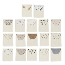 Serviette en coton absorbant la sueur pour bébé 4 couches lingettes de support arrière produit