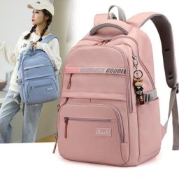 Sac à Dos en Nylon pour Adolescentes d'École Décontracté pour Femme