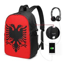 ALBANIA Feel JA ian-Sac à dos pour ordinateur portable unisexe cartable étudiant voyage