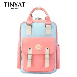 TINYAT – sac à dos d'école pour femmes sac à dos pour ordinateur portable sac à dos pour