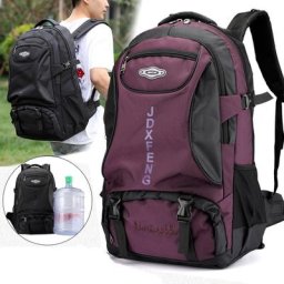 Sac à dos étanche 60l unisexe pour hommes sac de voyage pour sport plein air alpinisme randonnée