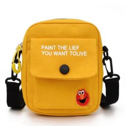 Petit sac à bandoulière en toile de dessin animé pour enfants sacs alertes onaux mignons nouveau