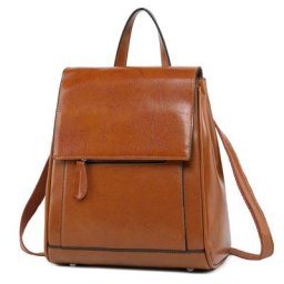 Sac à dos en cuir de vachette pour femme sac à dos d'école sac à dos de voyage sacs à