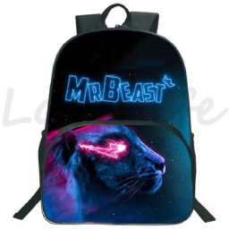 Sac à dos Mr. Beast pour enfants cartable pour garçons et filles sacoche de voyage pour ordinateur
