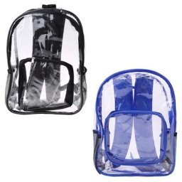 Sac à dos en PVC transparent pour femme cartable d'école mode voyage initié