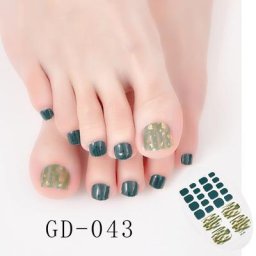 Autocollants pour ongles de styliste 22 pièces/feuille bandes art de décorer les ongles