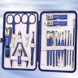 Ensemble de coupe-ongles en acier inoxydable accessoires de manucure ciseaux outil de beauté et