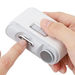 Coupe-ongles électrique automatique 2 en 1 polissage professionnel aste par USB coupe-ongles