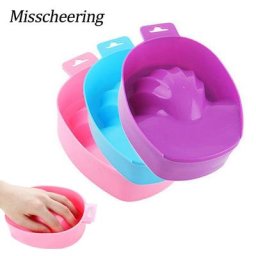 Filles à trempage pour dissolvant de nail art outils de manucure lavage des mains salon de