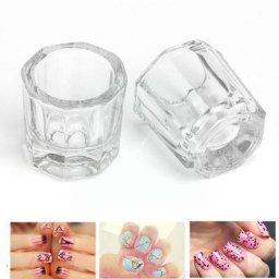 Poudre acrylique en verre liquide tasse à ongles stylo Dap plat support de tasse équipement