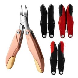 Coupe-ongles épais ou incarnés en acier inoxydable outil de pédicure pour les personnes âgées