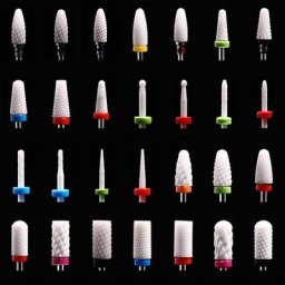 Perceuse à ongles électrique en céramique pour manucure et pédicure mèches de fraise à ongles
