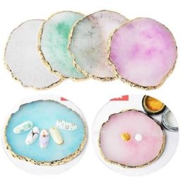 Palette de gel de peinture d'art d'ongle de résine outils d'accessoires de manucure de bricolage