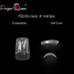 Faux ongles français naturels/clairs 100 pièces adaptés aux salons professionnels ou à usage