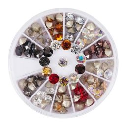 Cristaux simples tendance pour Nail Art Design de beauté décoration bijoux artisanaux DIY E74C