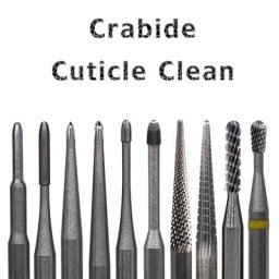 Outils de manucure et pédicure petite tête en carbure de tungstène fraise fraise perceuse à