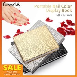 Livre d'Exposition de Faux Ongles 120/216 Couleurs 240 Pièces N64.Set Faux N64.document Montrant
