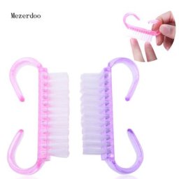 Mini pinceaux de nettoyage pour ongles en corne de bœuf outils de maquillage pour femmes couleur