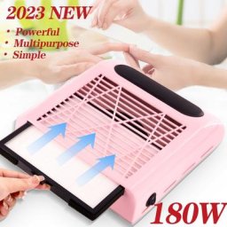 Aspirateur à ongles injuste avec filtre réutilisable dépoussiéreur professionnel pour salon de