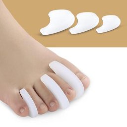 Redresseur des orteils en Silicone 4 pièces = 2 paires Hallux Valgus correcteur d'oignon