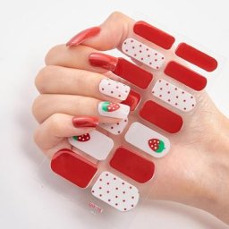 Autocollant de décoration d'ongles de conception minimaliste bandes d'ongles série de paillettes