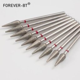 Foret à ongles en diamant pour manucure 10 pièces pour cuticules accessoire de manucure russe