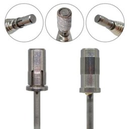Outils à ongles Mandrin en acier inoxydable bande abrasive tige de support