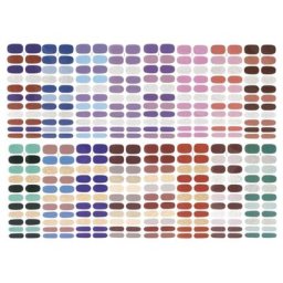 Lot de 22 bandes adhésives pour vernis à ongles Gel imperméable Semi-durci