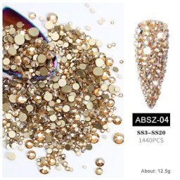 Arte Clavo-Strass AB Hotfix Blancs et Clairs Strass à Dos pio en Verre Diamant pour Vêtement Base