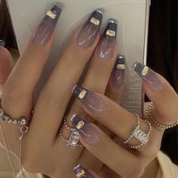 Faux Ongles Détachables à Couverture Complète 24 Pièces N64.N64.N64.